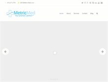 Tablet Screenshot of metricmed.com